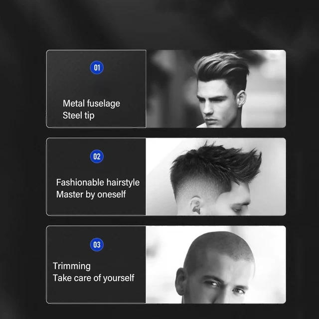 Electric Hair Trimmer Grooming LED Display High Performance Rechargeable Pro Dob