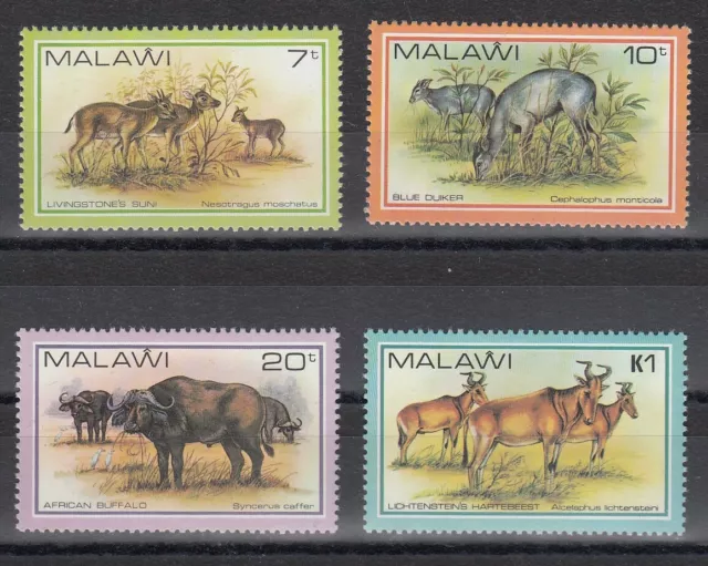 Timbre Stamp 4 Malawi Y&T#362-65 Antilope Buffle Neuf**/Mnh-Mint 1981 ~E41