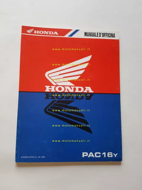 HONDA PAC 16 BICI ELETTRICA 2000 manuale officina ITALIANO originale