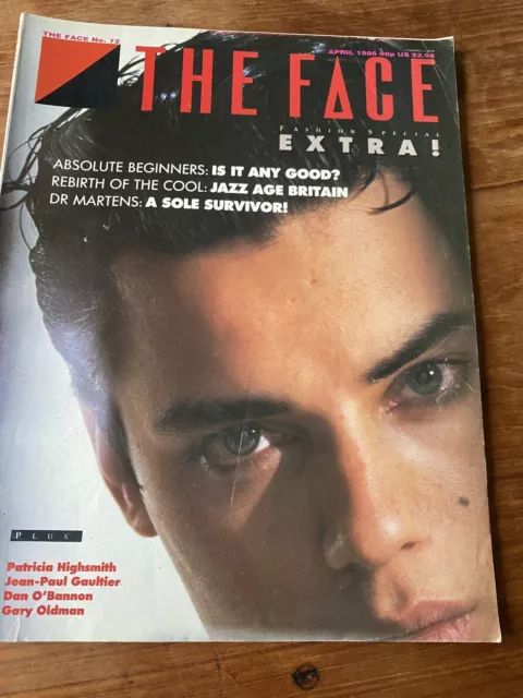 The Face Magazine, Issue 72,  April 86, Jean Paul Gaultier, Gary Oldman