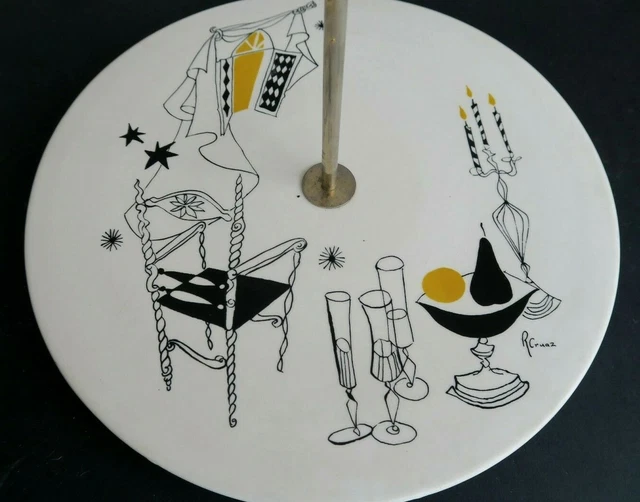 Plateau à fromages : Vallauris : 60s - Arts de la table