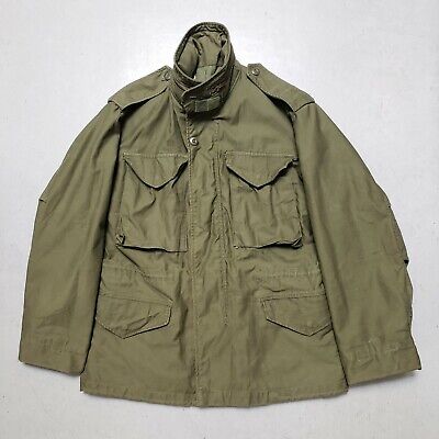 VINTAGE 70S VIETNAM US Army Military M-65 Field Coat Jacket Sz Small ...