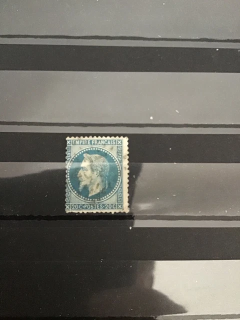 Lot 83 timbre de France type Napoleon III n°29B obl losange GC