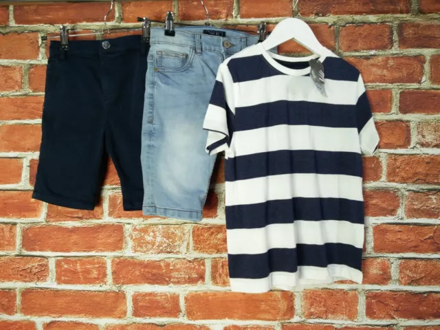 Boys Bundle Aged 7-8 Years M&S Next Primark T-Shirt Shorts Set Chino Kids 128Cm