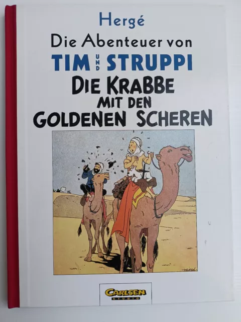 Die Abenteuer von Tim und Struppi (Carlsen Studio, Hergé, HC, S/W, Leinenrücken)