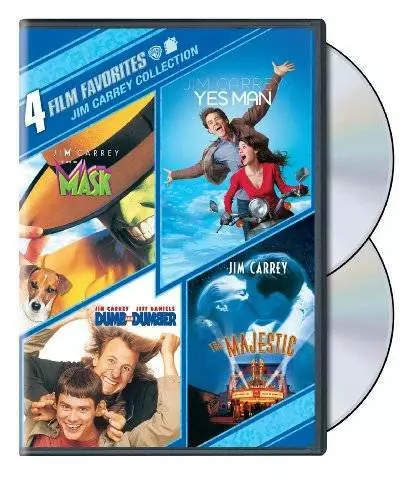 4 Film Favorites: Jim Carrey (Dumb and Dumber, The Majestic, The Ma - VERY GOOD