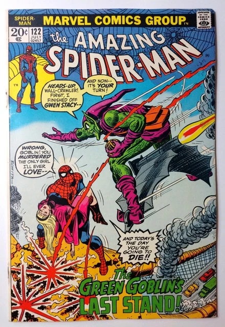 Amazing Spider-Man #122 (1973) DEATH OF THE GREEN GOBLIN