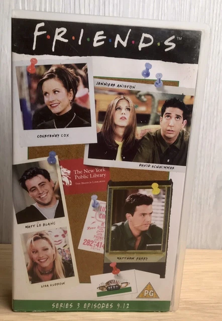 Friends - Series 3 - Episodes 9-12 (VHS, 1998) Fun Family Comedy Laughing. C4 TV