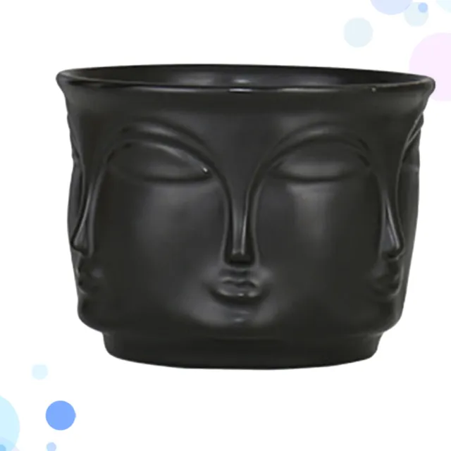 Geometric Flower Holder Head Face Vase Flower Arrangement Container