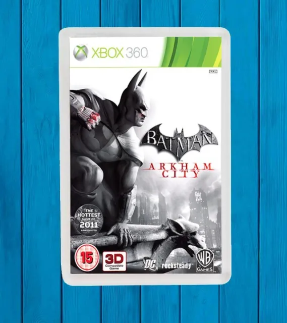 Batman Arkham City Xbox 360 Fridge Magnet Calamita Frigorifero