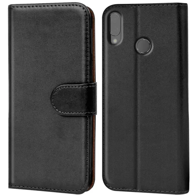 Schutz Hülle Für Huawei P20 Lite Handy Klapp Schutz Tasche Book Slim Flip Case