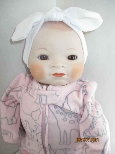 Bisque/ Porcelain Cloth Reproduction Bye-Lo Baby 19” Copr by Grace S Putnam Doll 3