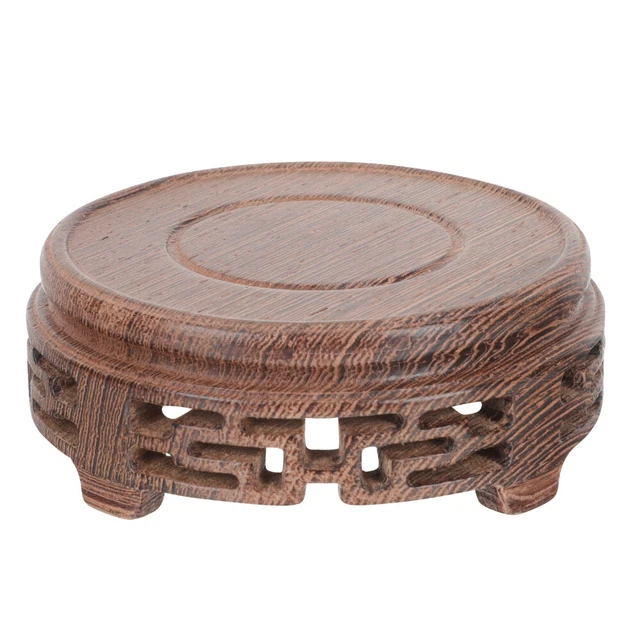 Support Pour Boule De Cristal En Résine Style Antique - Base Ronde Diamètre 3.3 Cm, Pour Décoration Intérieure (Maison, Bureau) - 3