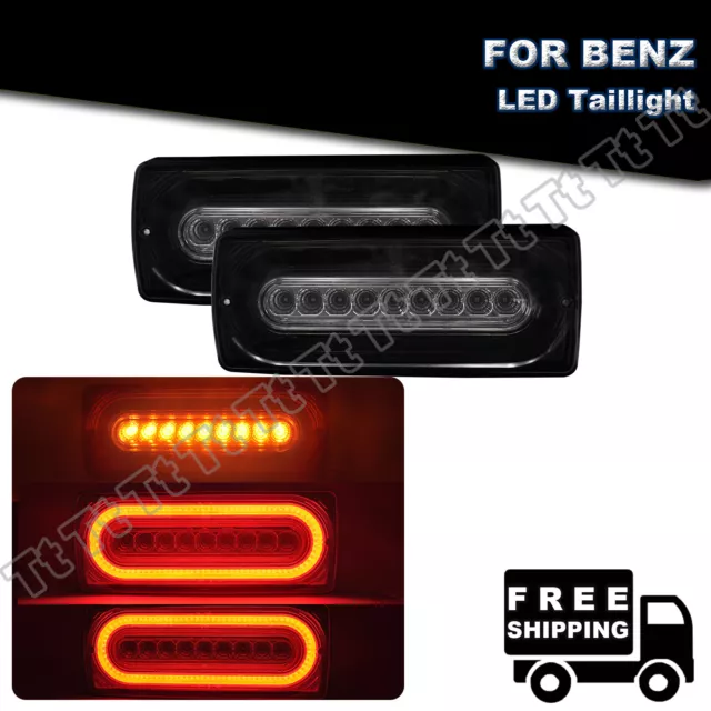 For 99-18 Mercedes-Benz W463 G550 G500 G55 LED Tail Light Brake Turn Signal Lamp