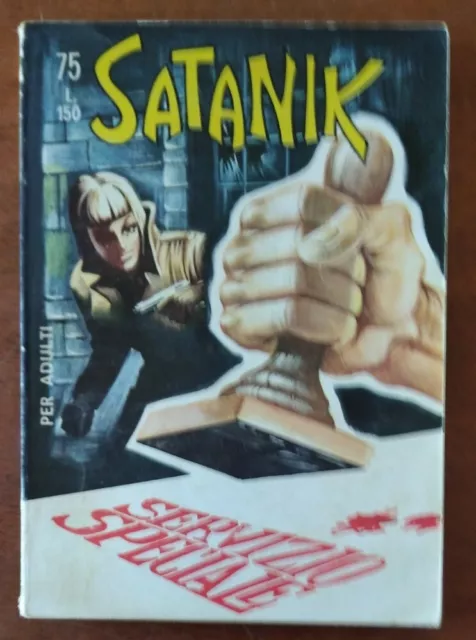 Satanik Originale Corno Numero 75 Buono/Ottimo No Reso