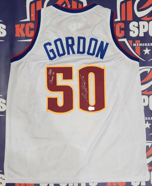 Aaron Gordon signed custom Denver Nuggets "Earned" edition Jersey - w/Inscript