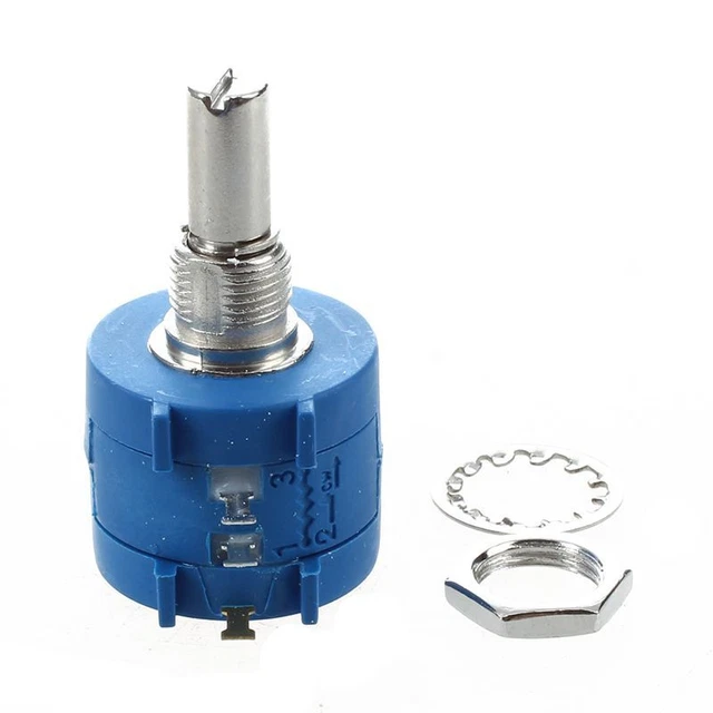 5 Stück Präzisions-Poti 3590S-2-201L – 200 Ohm, 10 Umdrehungen, Drahtgewickelt, Von SMW