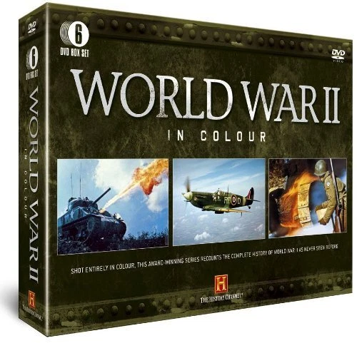 WORLD WAR II in Colour DVD (2009) cert E 6 discs Expertly Refurbished ...
