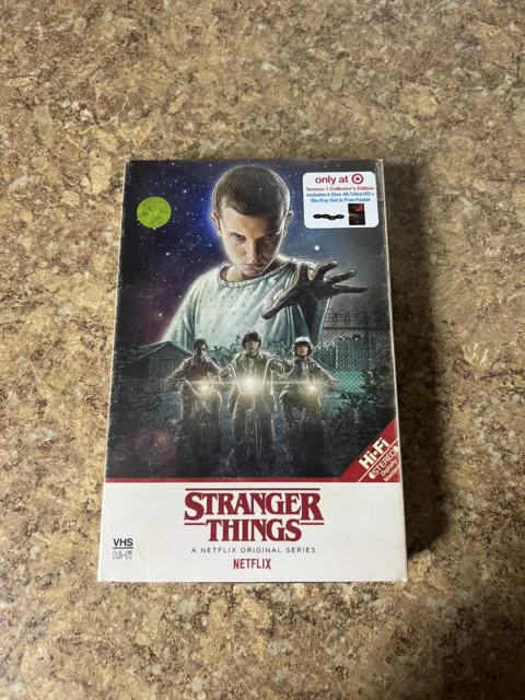 Stranger Things Season 1 -  4K UHD Bluray Collectors Edition VHS Packaging