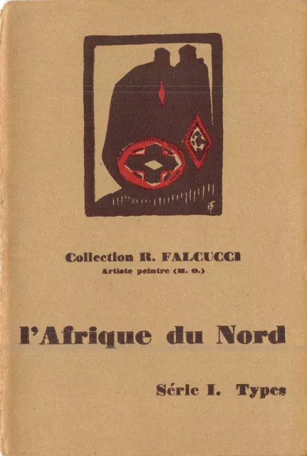 Algerie Ancien Carnet De 6 Cpa Illustrateur Mauresque Signe R.falcucci L'afrique