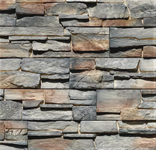 GRENADA - Exterior Stacked Stone, Split Face Stone, Stone veneer, outdoor Stone