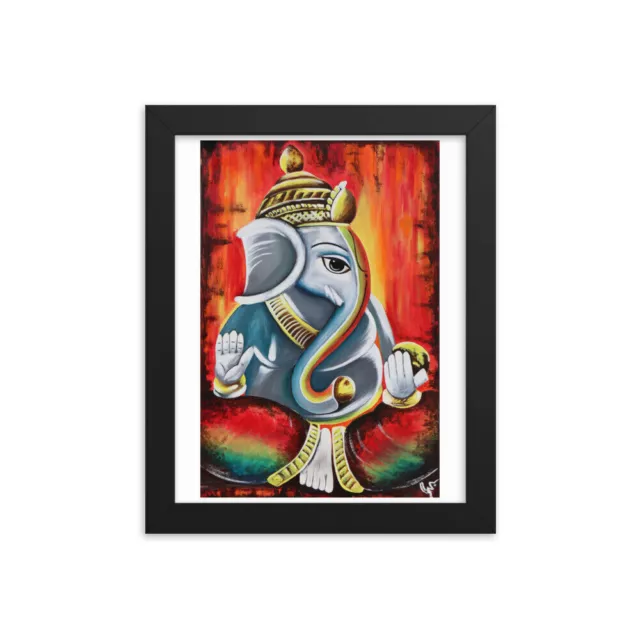 Ganesha cuadro enmarcado pintura arte moderno pared decoración del hogar...