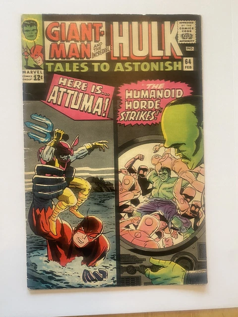 Tales to Astonish 64 (1965)- 2nd app. Attuma Tales to Astonish 64 (1965)- 2nd app. Attuma