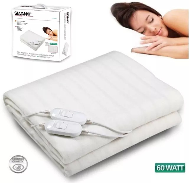 Cobija Electrica 50 x 60 Pulgadas Caliente Para Invierno Manta Termica Cama  Bebe