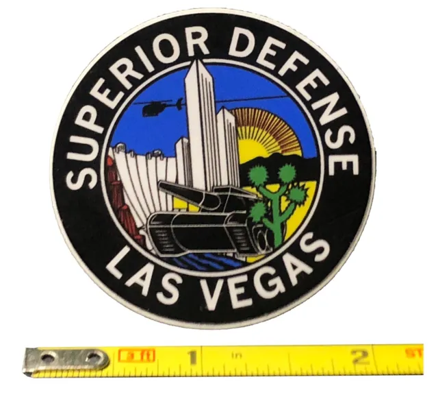 Superior Defense Las Vegas City Seal Poker Chip Sticker SHOT Show Forward Ferro