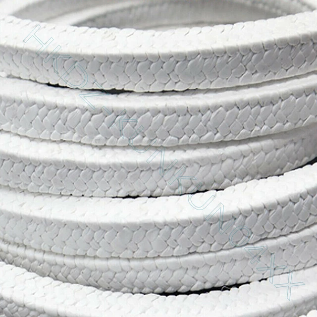 6~25mm PTFE Sealing Packing PTFE Sealing Strip Oil-Free And Corrosion-Resistant