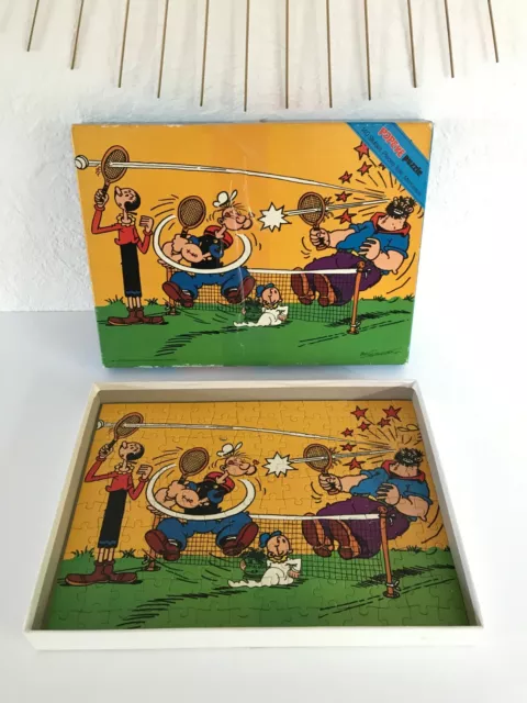 🌟 Ancien Puzzle Popeye 140 Pièces Complet Vintage Année 1981 2