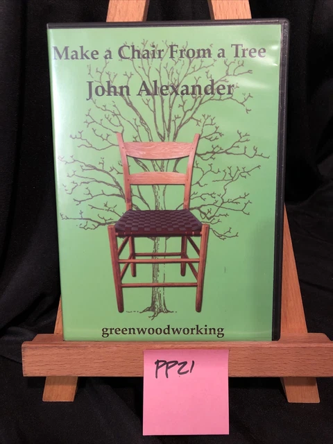 MAKE A CHAIR From A Tree JOHN ALEXANDER DVD Green Woodworking! RARE