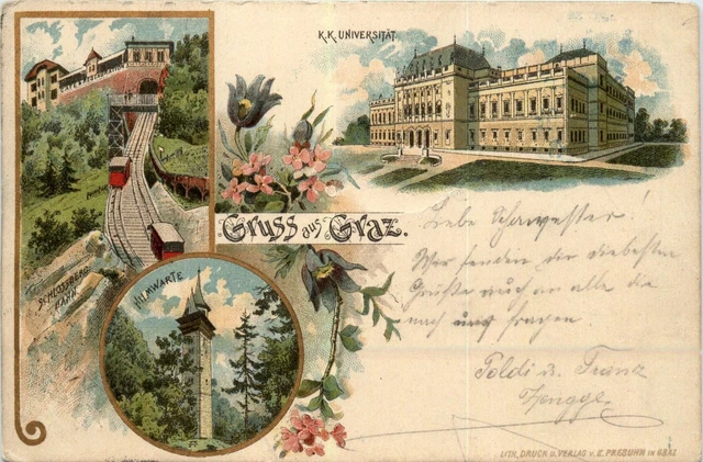 Gruss aus Graz - Litho -296302
