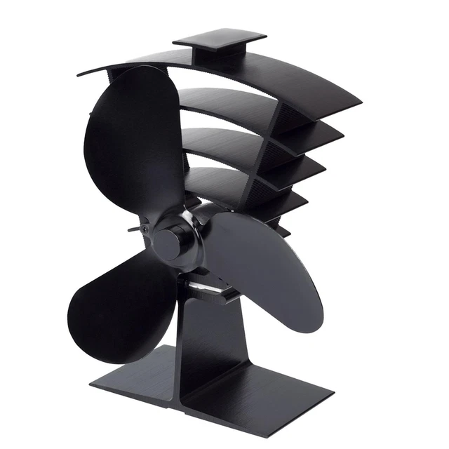 Ventilador de chimenea de 3 alas, ventilador de chimenea de accionamiento térmico para