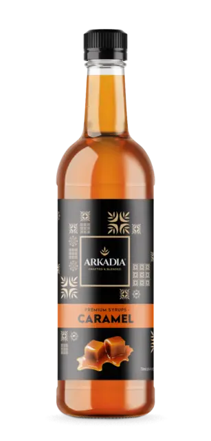 Arkadia Caramel Flavoured Syrup 750ml HOT ICED BARISTA CAFE COFEE TEA SHAKE
