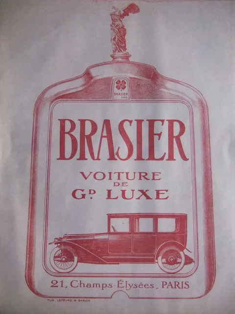 PUBLICITÉ PRESSE 1926 BOUGIE GILARDONI POUR BUGATTI BUIRE TERROT