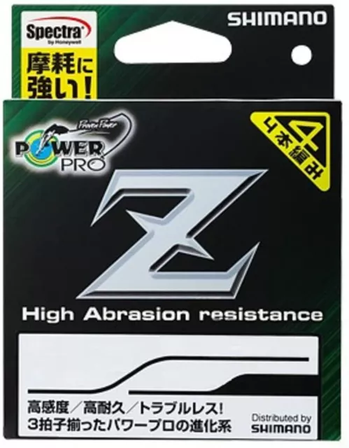 SHIMANO Pesca Pe Linea Power Pro Z 200m #1.0 Verde PP-M62N 27243 Japan Import