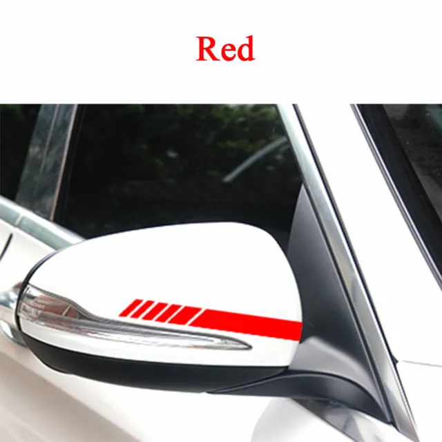 220cm Rot Auto Rennstreifen Seitenaufkleber Streifen Zierstreifen