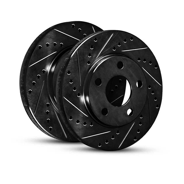 R1 Concepts Front Brake Rotor Kit |Brake Rotors| Brake Disc |Drilled And