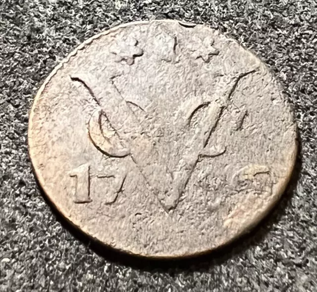 1796 Dutch Duit (New York Penny) Circulated