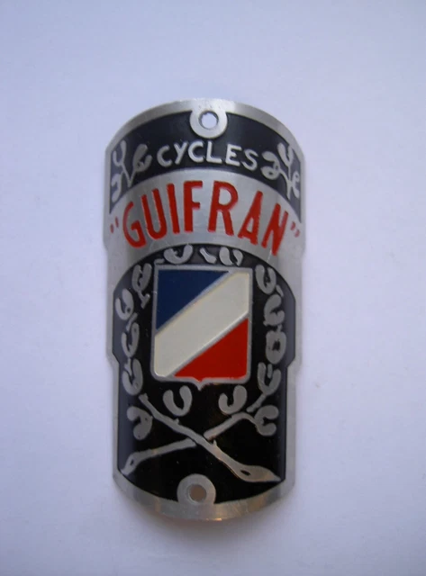 Plaque De Vélo émaillée Cycles TORAL – Vintage – Belgique – Old Bike Head Badge