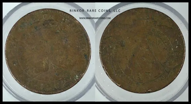 1862 Honduras 2 Pesos Copper Circulated