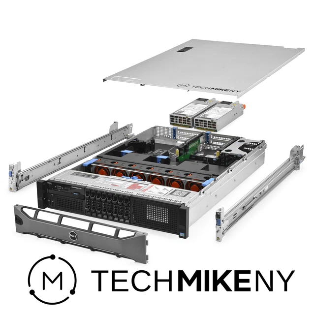 DELL PowerEdge R720 Server 2x 2.40Ghz E5-2609 QC 64GB 2x 146GB 15K SAS Mid-Level