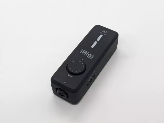 FAULTY IK Multimedia iRig Pro I/O pocket audio interface USB MIDI recording READ