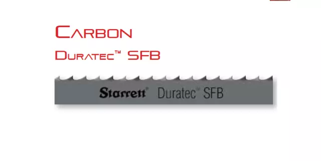 Starrett - 100 Ft. Coil 1/2 x .025 x 6/REG  Duratec SFB Carbon Band Saw Blade