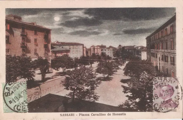Sassari - Piazza Cavallino  De Honestis -1928
