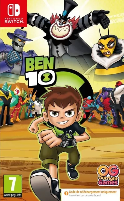 Ben 10 / Nintendo Switch / Telechargeable / Neuf Sous Blister D'origine / Vf