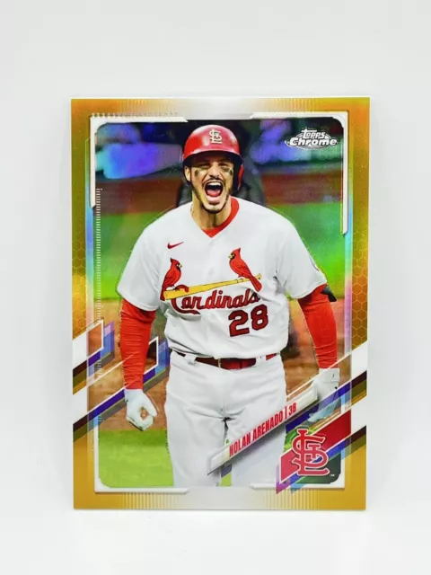 2021 Topps Chrome Nolan Arenado Gold Refactor /50 #USC100 Cardinals