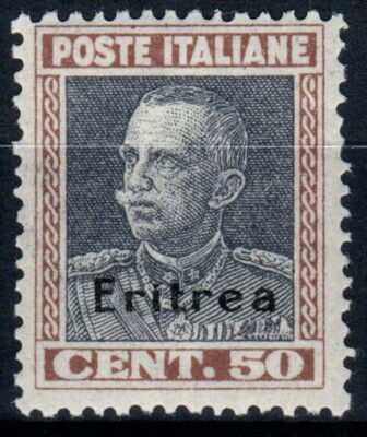 COLONIE ERITREA 1928/9 SOVR 4 ** CENTRATO 5V 