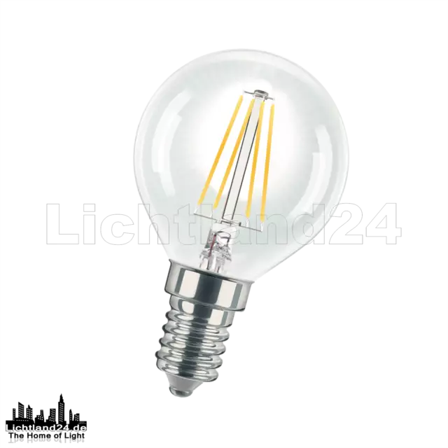 E14 LED Filament Tropfen G45 - 4W (= 40W) 2700K warmweiß Glühlampe Haushalt